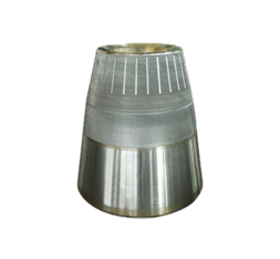 Détail du rouleau de laminage perçant