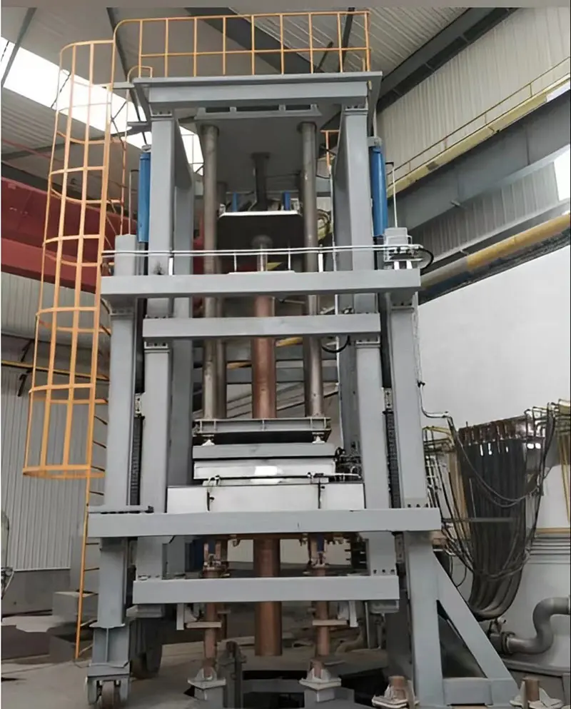 10 tonnes d'équipement de refusion sous laitier électroconducteur à rétention de gaz 10 tons of gas retaining electroslag remelting equipment